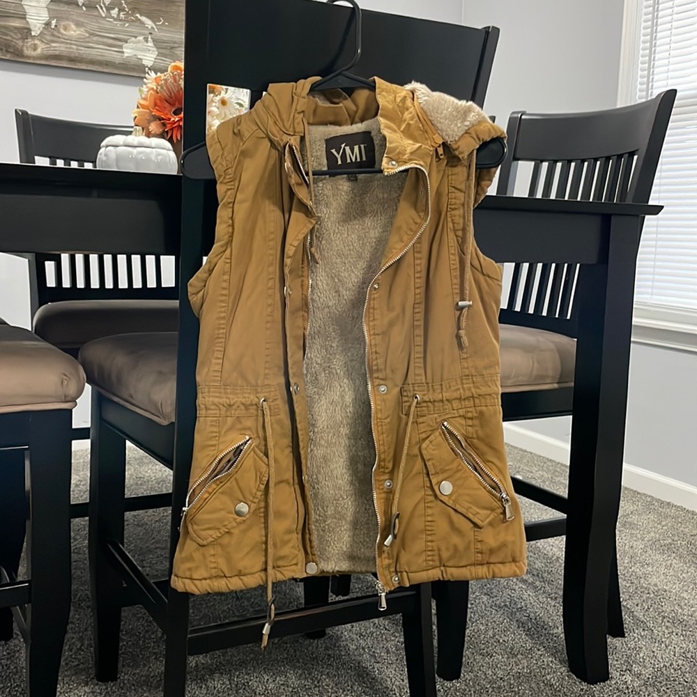Mustard Faux Fur Vest
